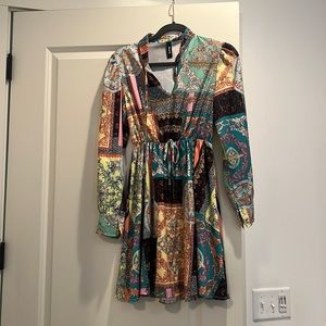 Boutique print dress - never been worn